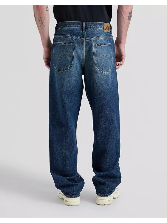 Lee Lee Jeansy HENRY BAGGY Niebieski Loose Fit
