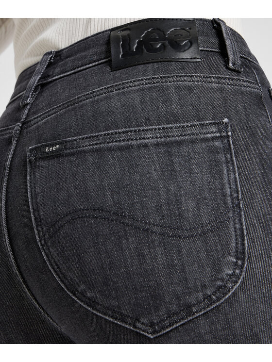 Lee Lee Jeansy 112355551 Szary Skinny Fit