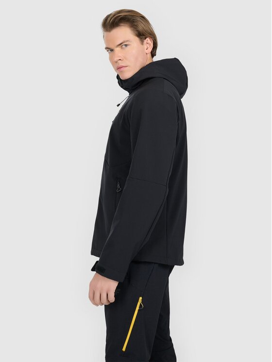 4F 4F Giacca softshell 4FRAW25TSOFM506-20S Nero Regular Fit