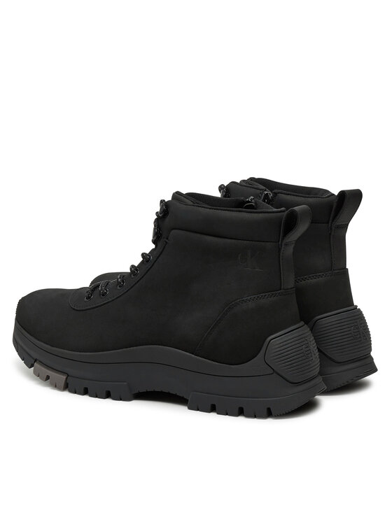 Calvin Klein Jeans Calvin Klein Jeans Schnürstiefeletten Hybrid Wp Boot Laceup Rebellious YM0YM01077 Schwarz