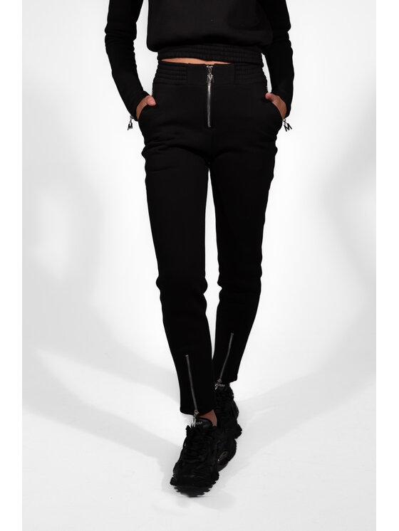 MANDRAGORA MANDRAGORA Pantaloni da tuta cudowronka Nero Slim Fit