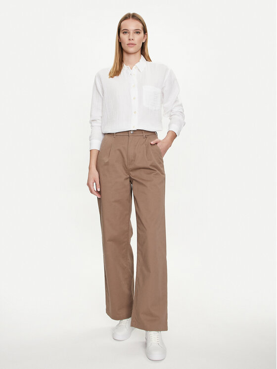 Gap Gap Πουκάμισο 885282-01 Λευκό Relaxed Fit