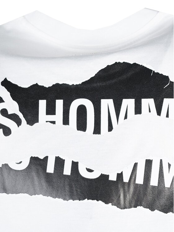 Les Hommes Les Hommes T-Shirt LHG800P LG812 Λευκό Regular Fit