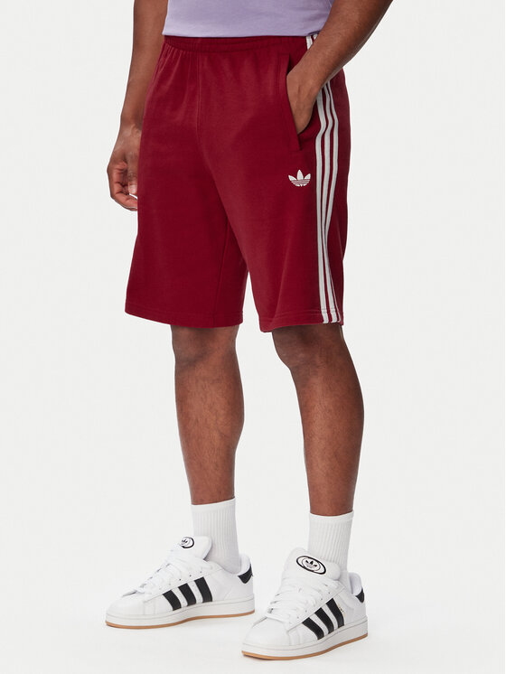 adidas adidas Спортни шорти 3-Stripes Shorts KE1692 Червен Regular Fit