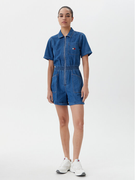 Tommy Jeans Tommy Jeans Overal DW0DW20371 Modrá Regular Fit