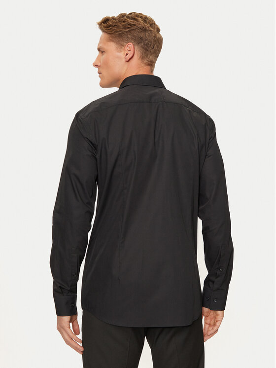 HUGO Hugo Košulja Keidi 50524849 Crna Slim Fit