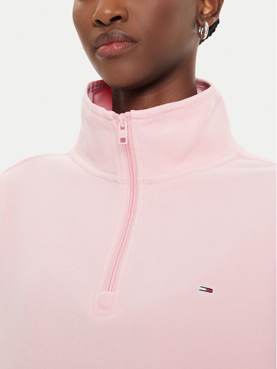 Tommy Jeans Tommy Jeans Felpa di pile DW0DW19751 Rosa Regular Fit