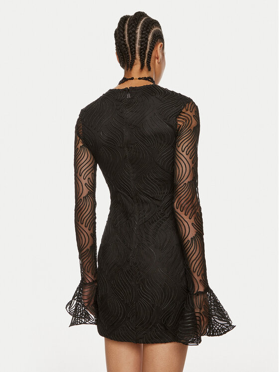 ROTATE ROTATE Abito da cocktail Rositana 112947100 Nero Slim Fit