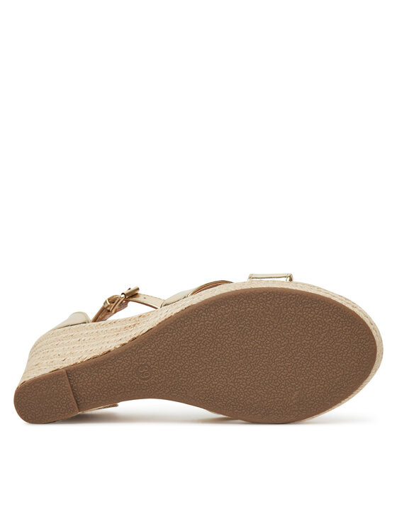 ONLY Shoes ONLY Shoes Espadrilles Onlamelia-18 Pu Foil Wedge 15335554 Arany