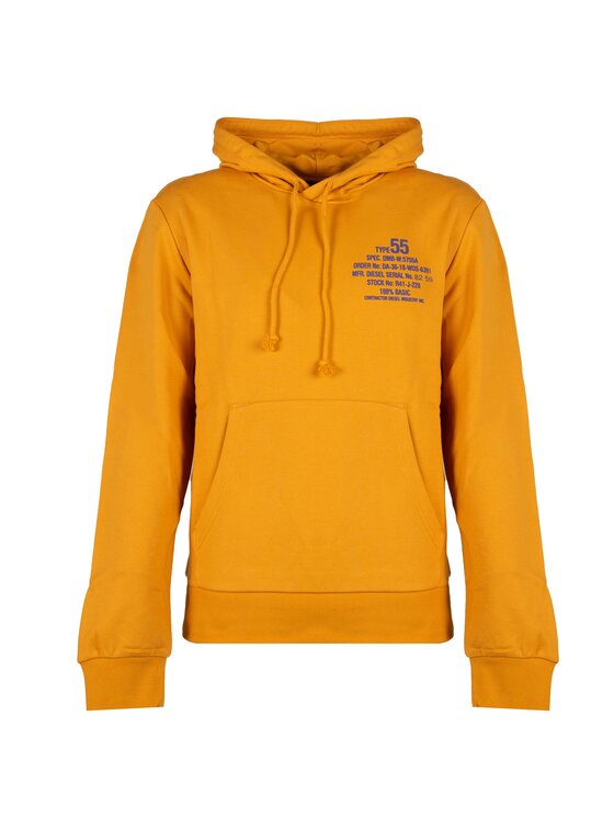 Diesel Diesel Felpa A06500-0HAYT Arancione Regular Fit