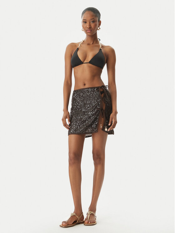 Guess Guess Plážová sukňa E6GD05 KBMV0 Hnedá Regular Fit