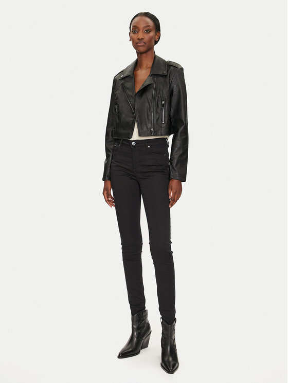 Morgan Morgan Giacca in similpelle 232-GUR Nero Regular Fit