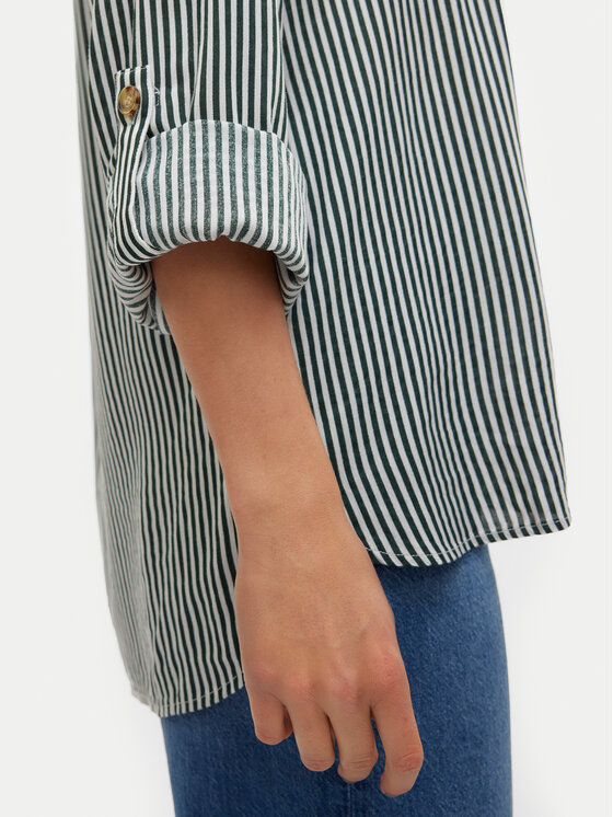 Vero Moda Vero Moda Πουκάμισο Bumpy 10275283 Πράσινο Regular Fit