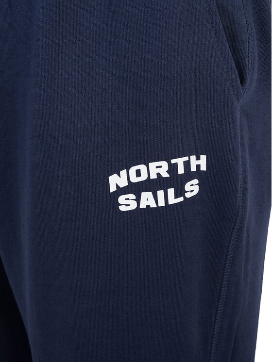North Sails North Sails Pantaloni di tessuto 90 3202 000 | Sweatpant W/Graphic Blu scuro Regular Fit