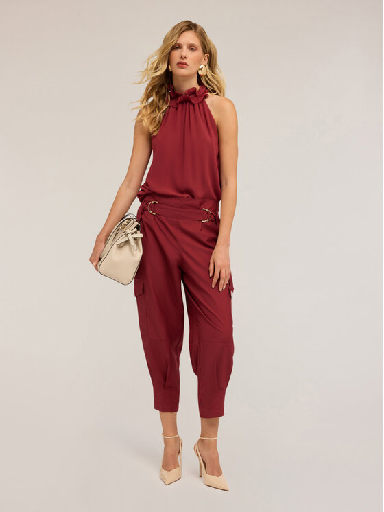 Motivi Motivi Top D756Q000484N036 Bordeaux A-Line Fit