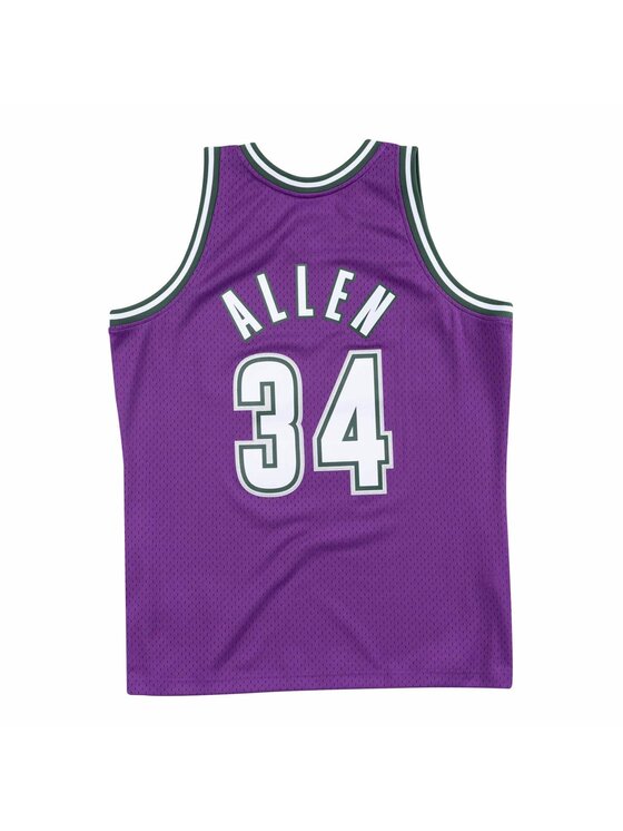 Mitchell & Ness Mitchell & Ness Tank top Milwaukee Bucks Ray Allen Fioletowy Standard Fit