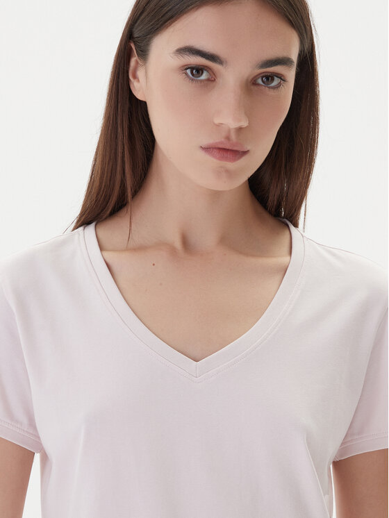 Guess Guess Футболка W2YI45 J1314 Рожевий Slim Fit
