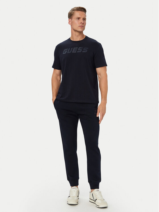 Guess Guess Marškinėliai Z6YI26 K5090 Tamsiai mėlyna Regular Fit