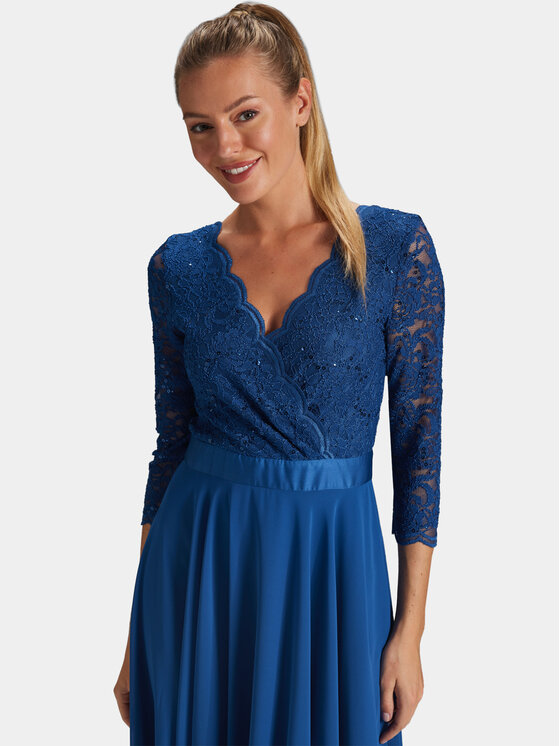 Swing Swing Coctailkleid 5AE01600 Blau Regular Fit