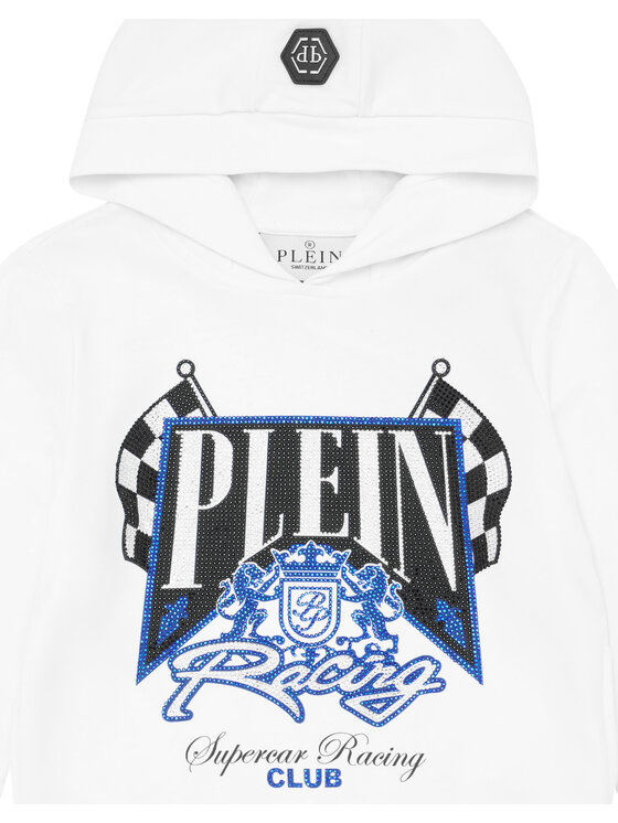PHILIPP PLEIN PHILIPP PLEIN Bluza 28229 Biały Regular Fit