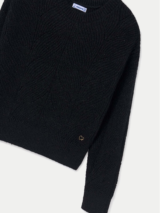 Mayoral Mayoral Pulover 7303 Negru Regular Fit