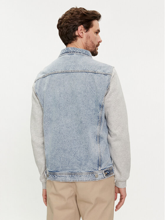 Jack&Jones Jack&Jones Džínsová bunda Jean 12249233 Modrá Regular Fit