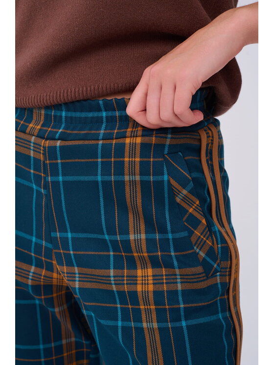blue shadow blue shadow Spodnie damskie Blero BS G117 Kolorowy Standard Fit