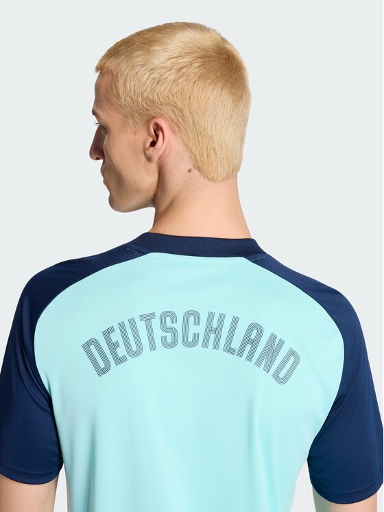 adidas adidas Koszulka techniczna 162091 Turkusowy Slim Fit