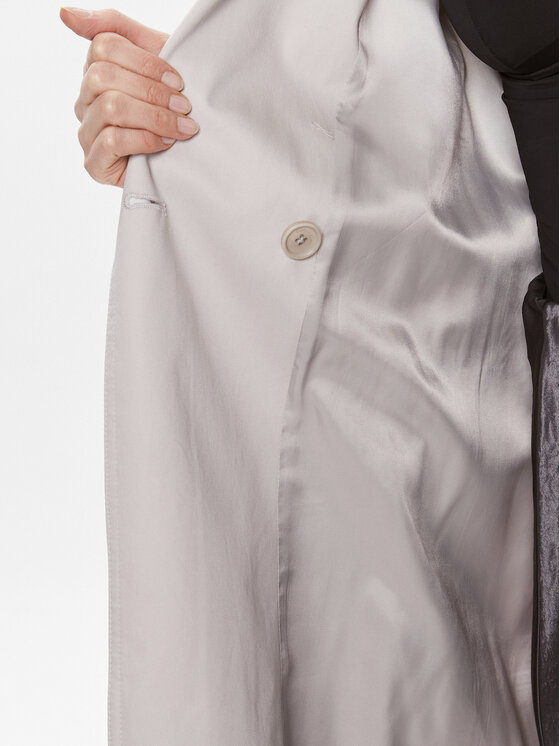 Calvin Klein Calvin Klein Тренч Essential K20K206320 Сив Regular Fit