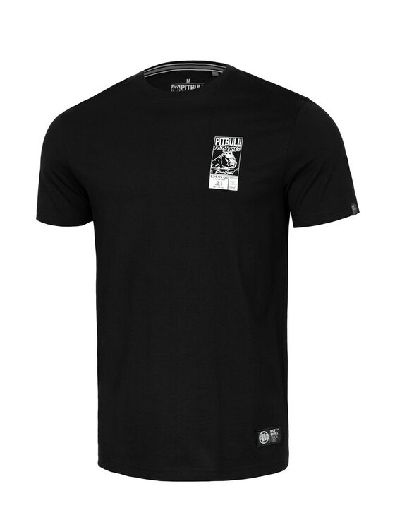 PITBULL PITBULL T-Shirt Koszulka Czarny Regular Fit