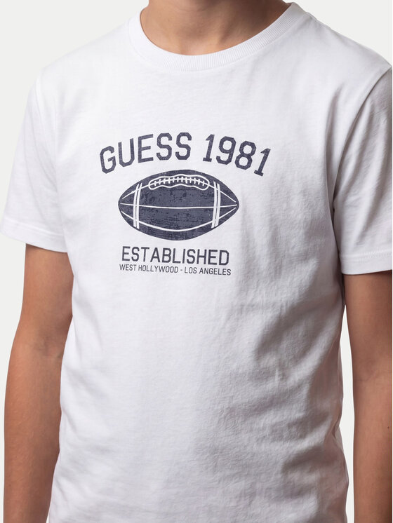 Guess Guess Póló L6YI05 K3711 Fehér Regular Fit