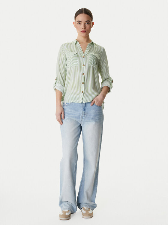 Vero Moda Vero Moda Cămașă Bumpy 10275283 Verde Regular Fit