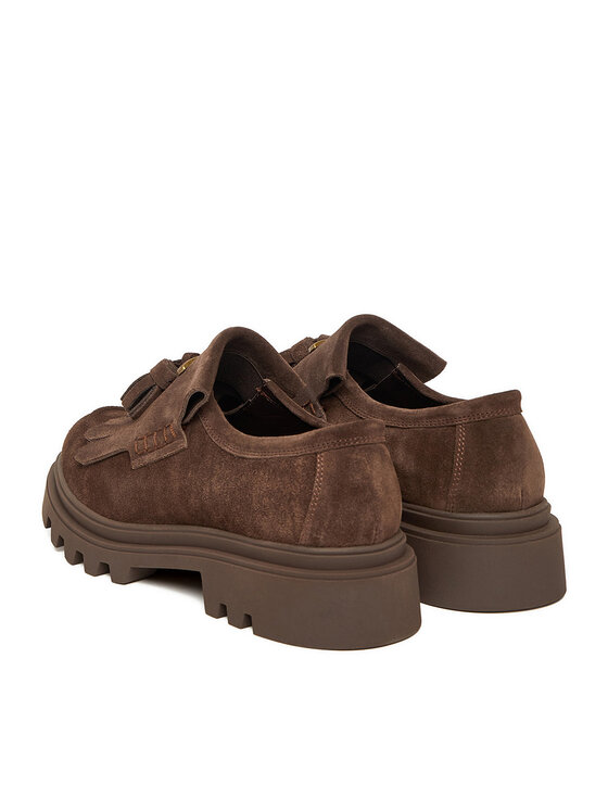 Badura Badura Loafersy EO-ARLETTE-01 Brązowy