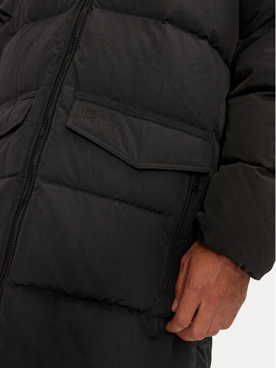 Jack Wolfskin Jack Wolfskin Μπουφάν πουπουλένιο Nordlicht A60042 Μαύρο Regular Fit
