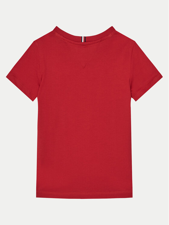 Tommy Hilfiger Tommy Hilfiger Tričko KB0KB09356 S Červená Regular Fit