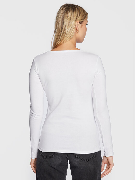 Pepe Jeans Pepe Jeans Μπλουζάκι Corine PL505306 Λευκό Regular Fit