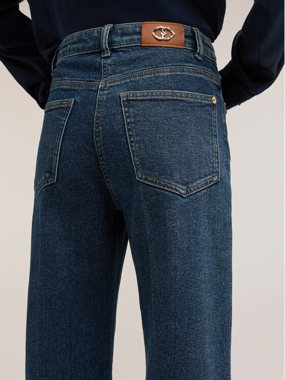 Motivi Motivi Jeansy P572Q504787N034 Niebieski Over Fit