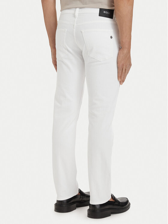 BOSS BOSS Jeansy H-Delaware 50561555 Biały Slim Fit