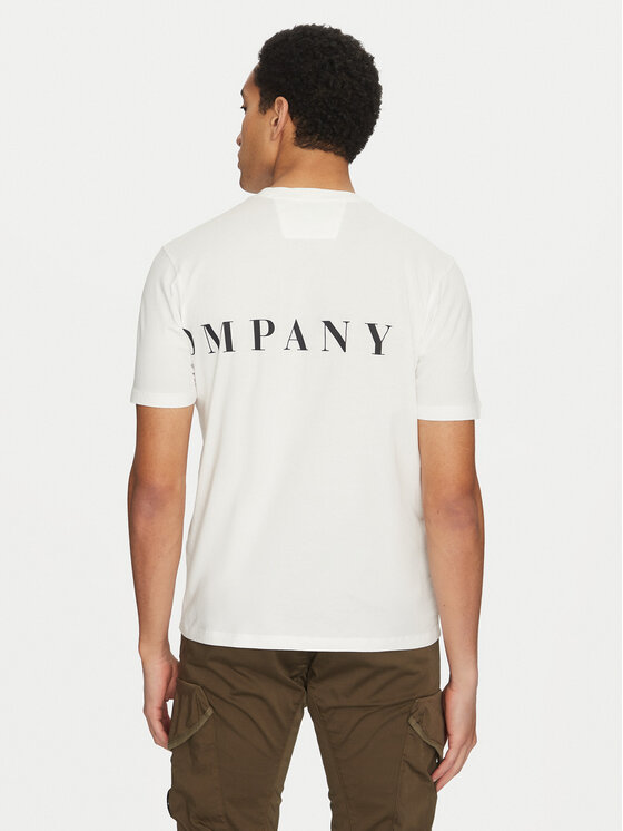 C.P. Company C.P. Company T-shirt 18CMTS139A005100W Bianco Regular Fit