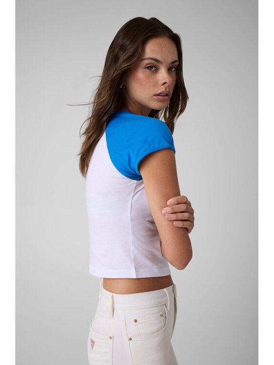 Guess Guess T-Shirt 183867 Niebieski Classic Fit