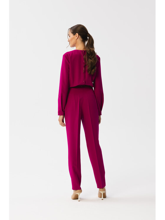 Stylove Stylove Kombinezon S355 Fioletowy Modern Fit