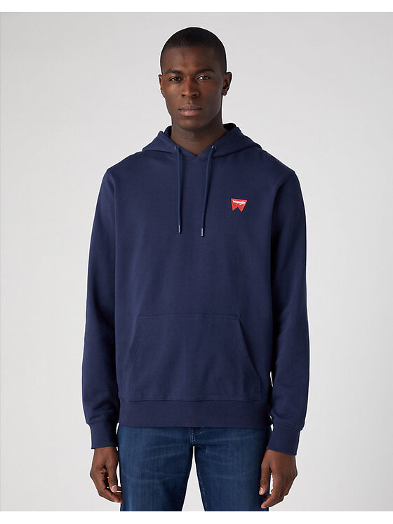 Wrangler Wrangler Bluza SIGN Fioletowy Regular Fit