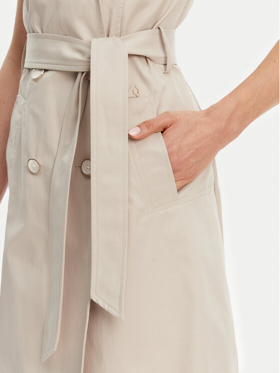 Guess Guess Vestito chemisier W5GK0V WH5V1 Beige Regular Fit
