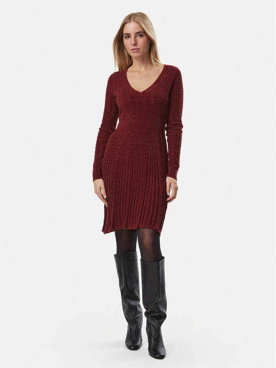 Guess Guess Trikotažinė suknelė W6BK31 Z1443 Vyšninė Regular Fit