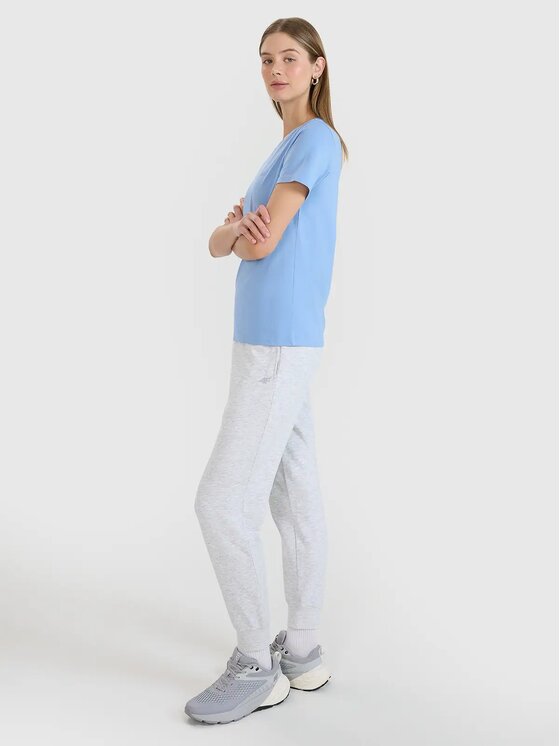 4F 4F T-Shirt FWMM00TTSHF2356-32S Μπλε Regular Fit