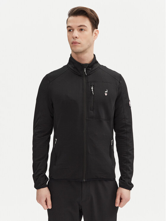 Aulp Aulp Fleecejacke Tobey Schwarz Regular Fit