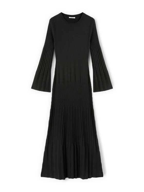 Motivi Motivi Vestito da giorno 7601W001509N033 Nero Slim Fit