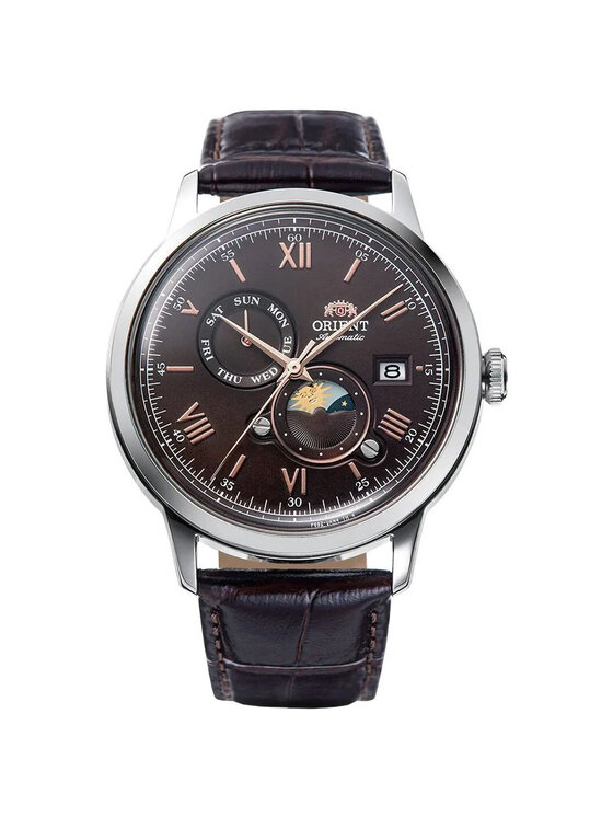 Orient Orient Zegarek RA-AK0804Y10B Brązowy