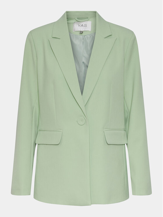 YAS YAS Marynarka Likka 26030741 Zielony Regular Fit
