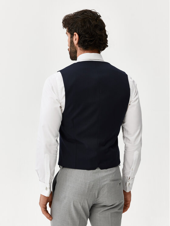 Evenemen Evenemen Kamizelka garniturowa Boston Granatowy Slim Fit
